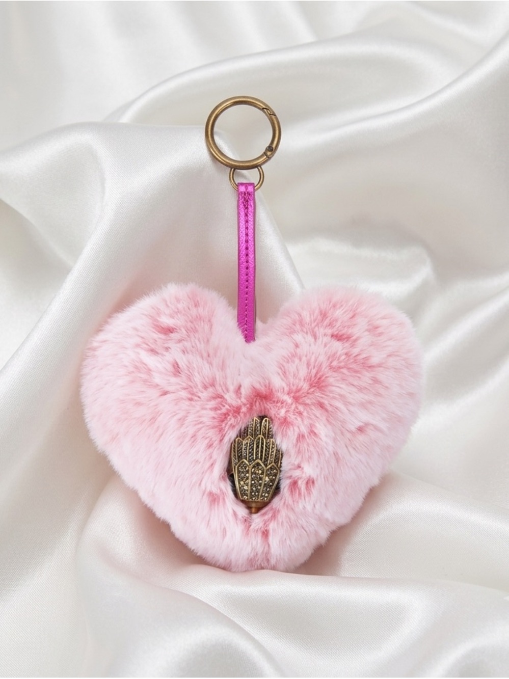 NWT Kurt Geiger Faux Faux Heart Bag Charm